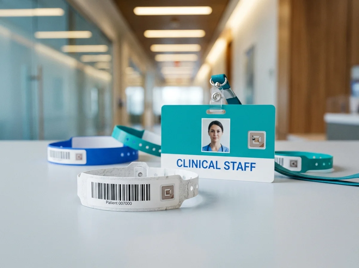 Medical RFID wristbands and identification products